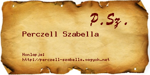 Perczell Szabella névjegykártya